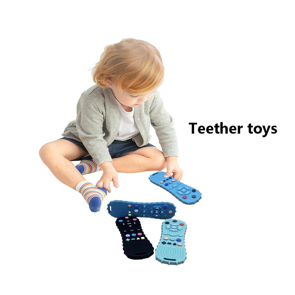Remote control teether Baby anti-feeding children's teethers environmental protection material