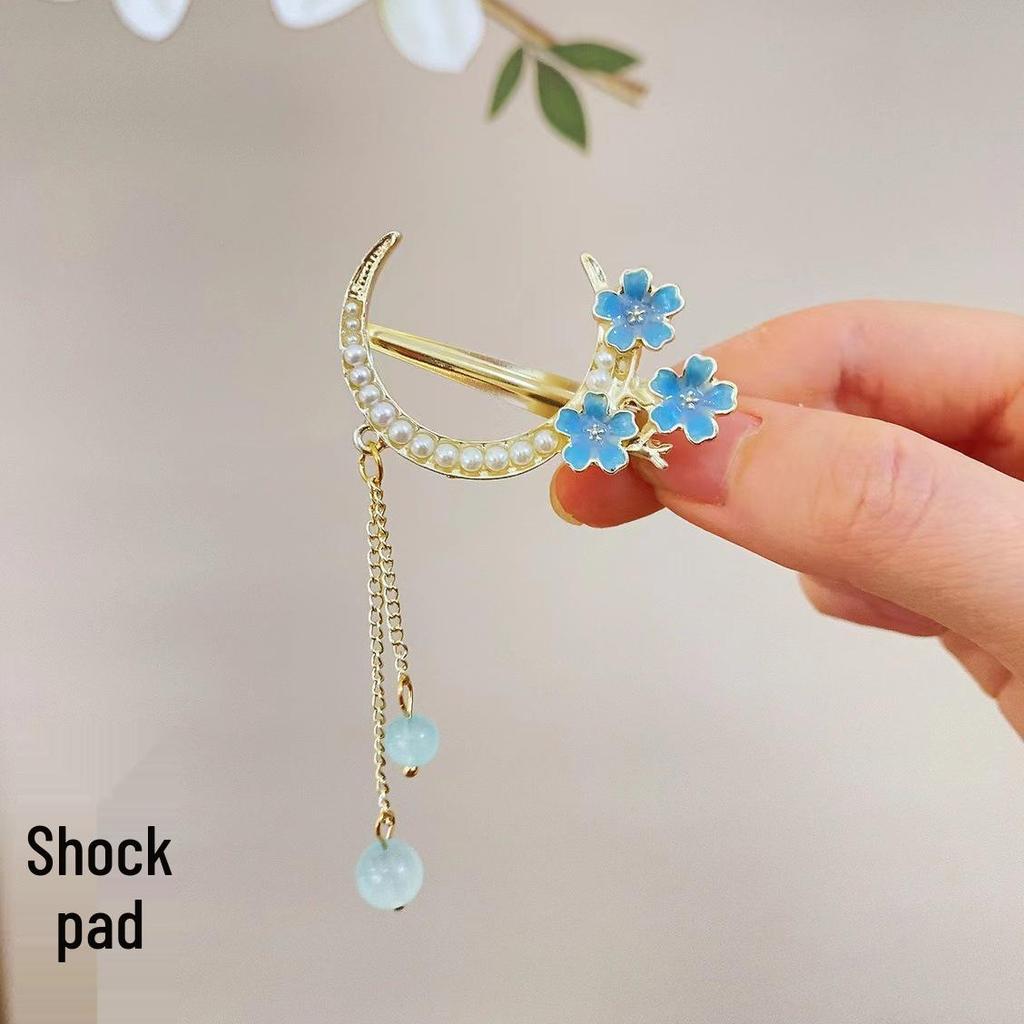 Elegant Hanfu Butterfly Hair Clip with Tassel Accent – Exquisite Chinese Style Side Hairpin