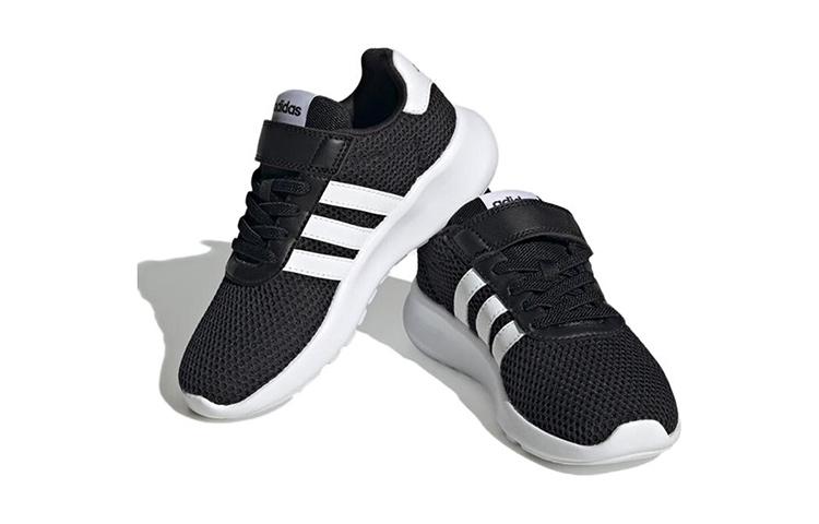 adidas Lite Racer 3.0 Hook & Loop K 'Black White' HQ3763
