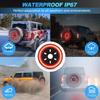 Red Front Side Glow Plug & Play Spare Tire Light for 2021+ Bronco