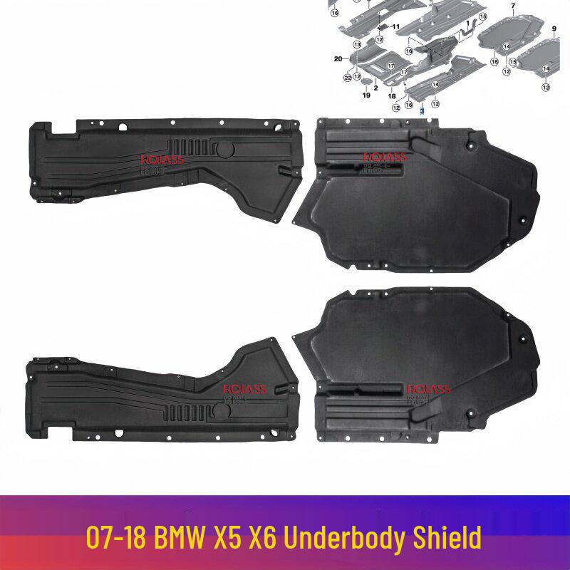BMW X5/X6 F15/F16 Chassis Side Door Protection & Fuel Tank Mudguard Driver side body protection plate [Front section]