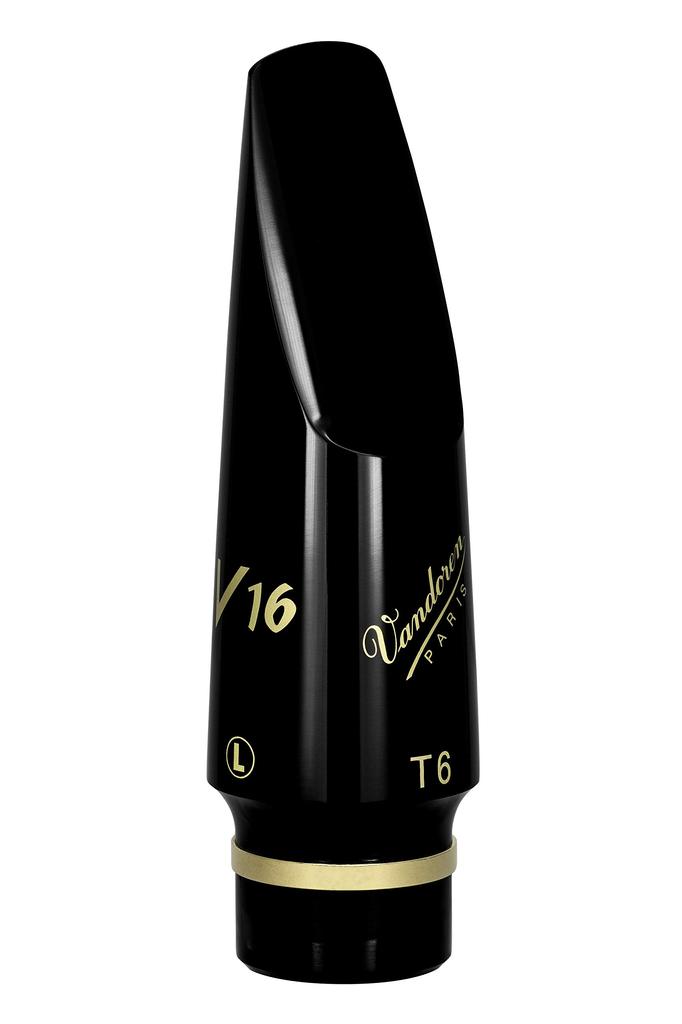 Vandoren Tenor Saxophone Mouthpiece V16 Rubber T6 L Large Chamber SM822EL
