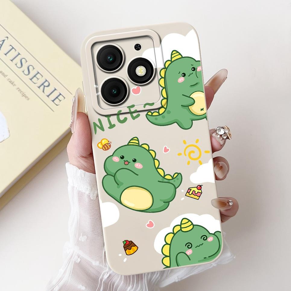 For Cover Itel A50 ItelA50 A 50 Phone Case Back Capa Question Duck Panda Cool Style Animals Cat Painting Soft Silicone Funda Bag