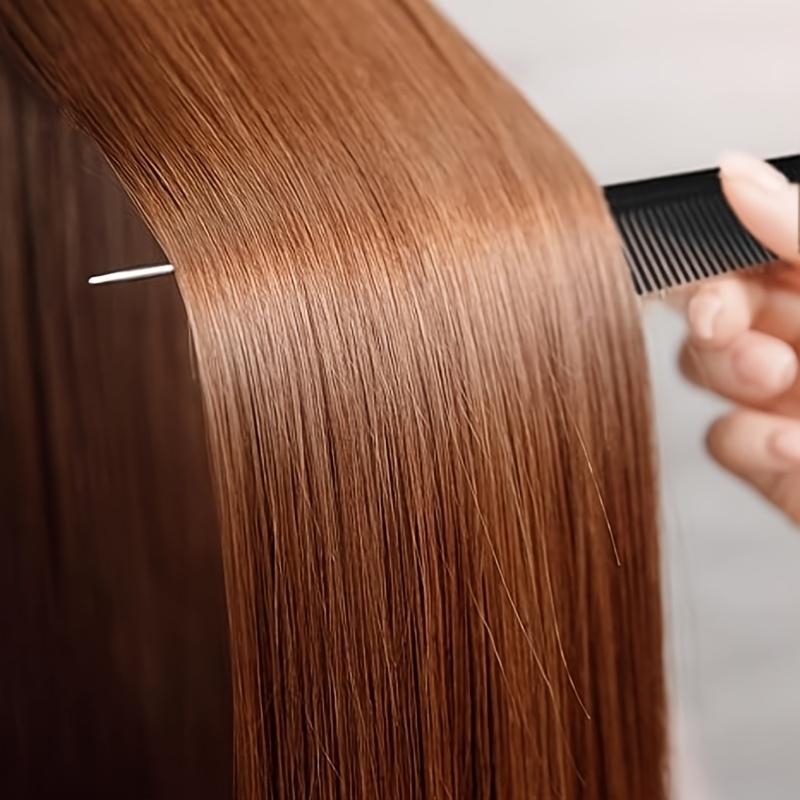 Rat Tail Combs Bulk Steel Pin Rat Tail Carbon Fiber Heat Resistant Teasing Combs Fine Tooth Pintail Braiding Hair Tools