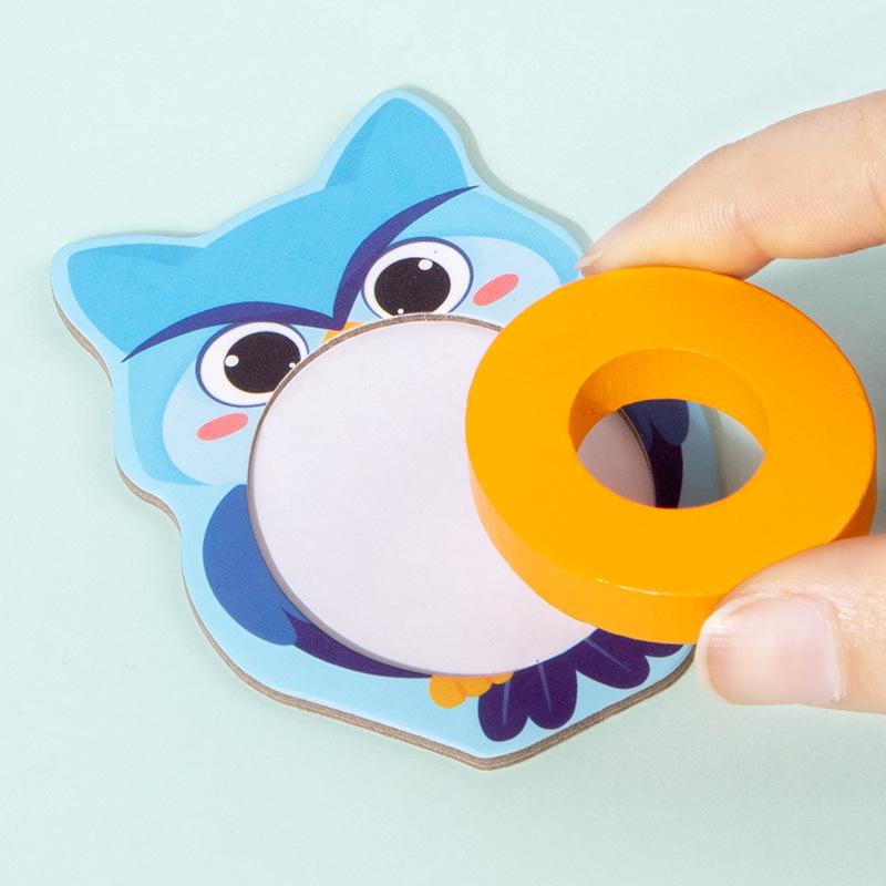 Wooden Children'S Educational Toys 26 Letter Animal Pairing Puzzle Early Education Educational Enlightenment Toy