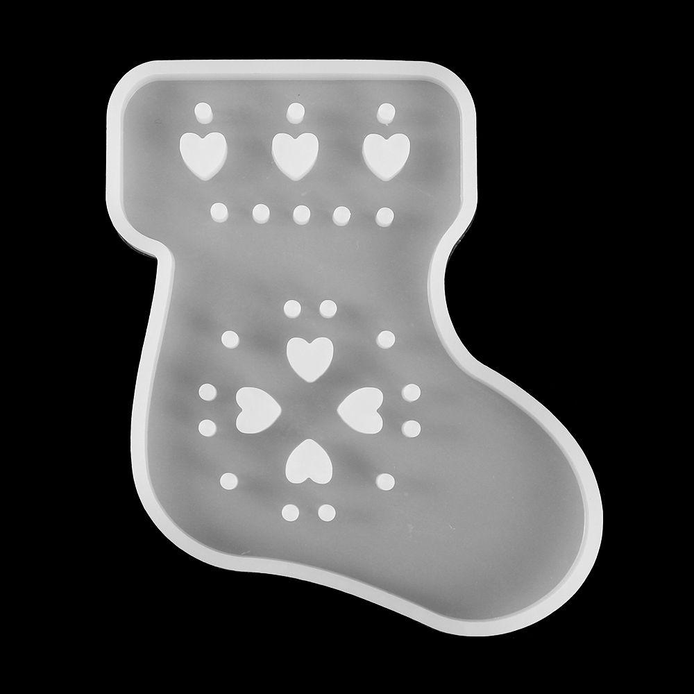 Christmas Tree Hanging Tags Epoxy Resin Molds Silicone Mould Xmas Ornament Crystal Resin Mold