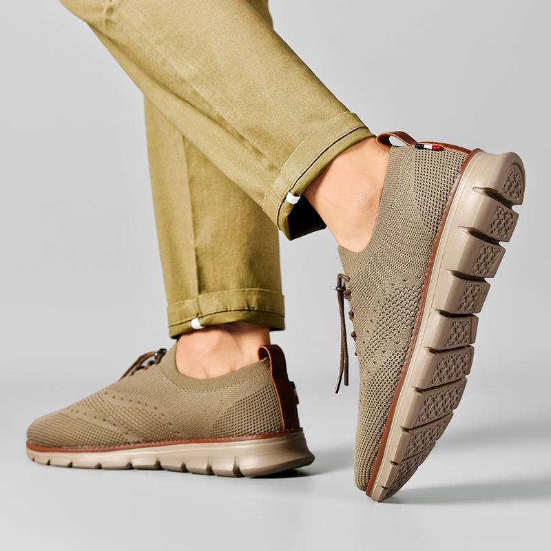 TUINANLE Herren Sneaker Übergröße 40-50 Schuhe Lässige Sneaker Atmungsaktive Mesh-Schuhe