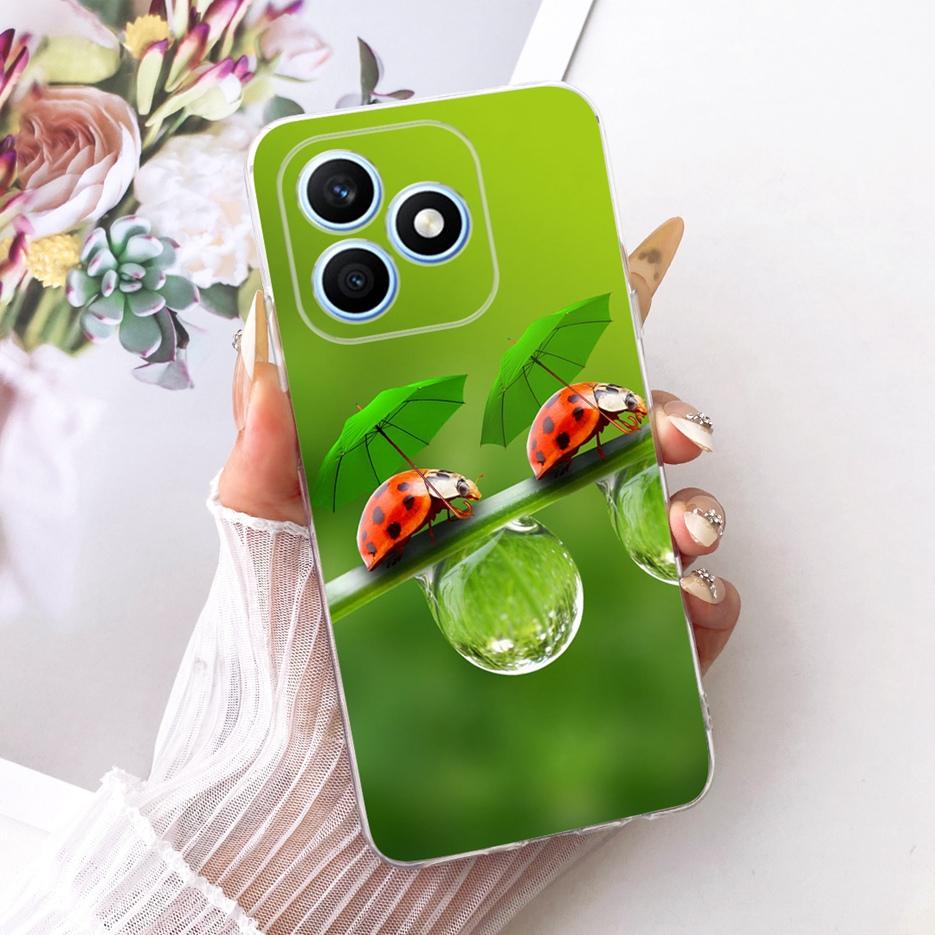 For Honor X8d 4G Case Cool Fashion Painted Cover 6.77'' Soft Silicone Phone Case For Honor X8d X 8d HonorX8d 4G Back Cover Coque