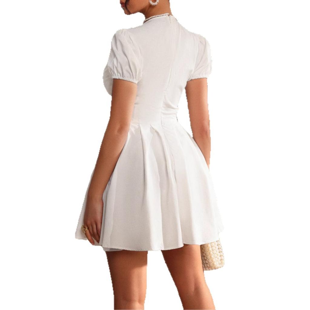 Party Evening Dress, V-neck Skirt,  Women's Dress, Spring and Summer