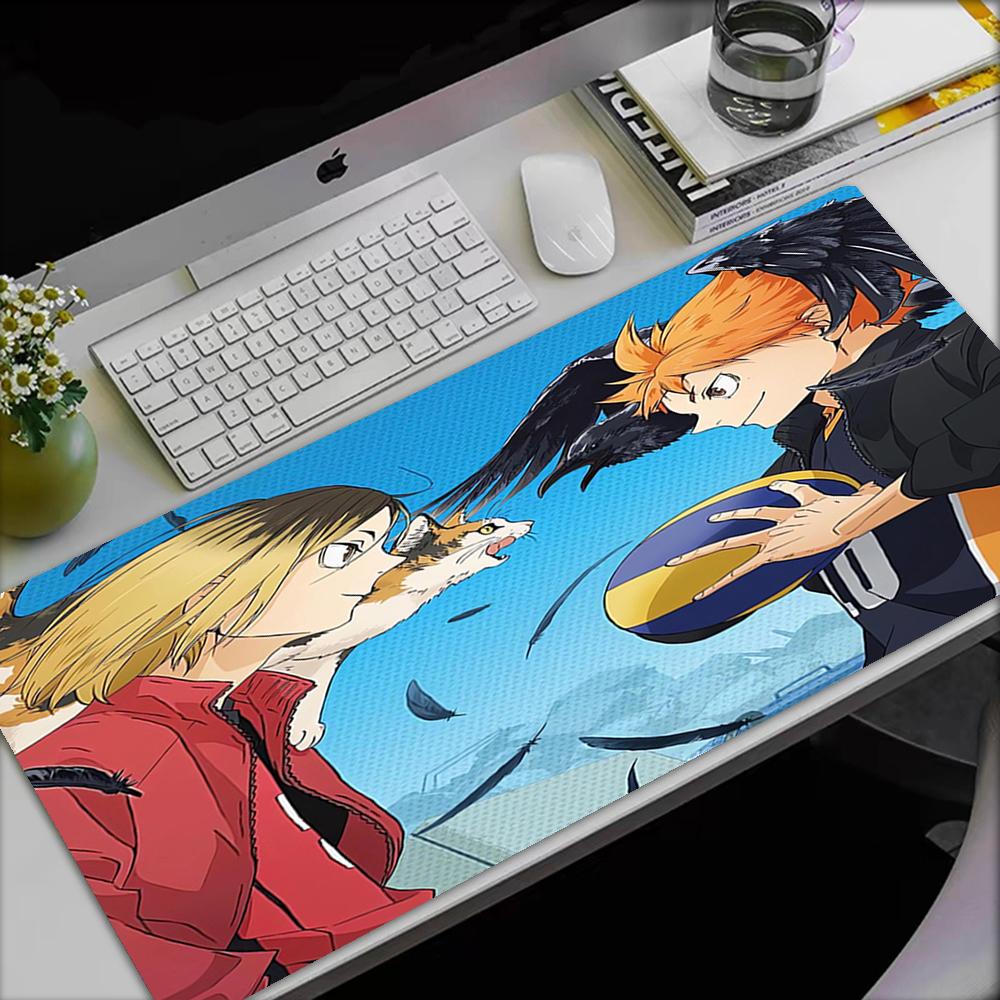 Haikyu Theme Mouse Pad, Non Slip Rubber Base, Multifunctional Office & Home Decor, Perfect for Workspace Personalization.