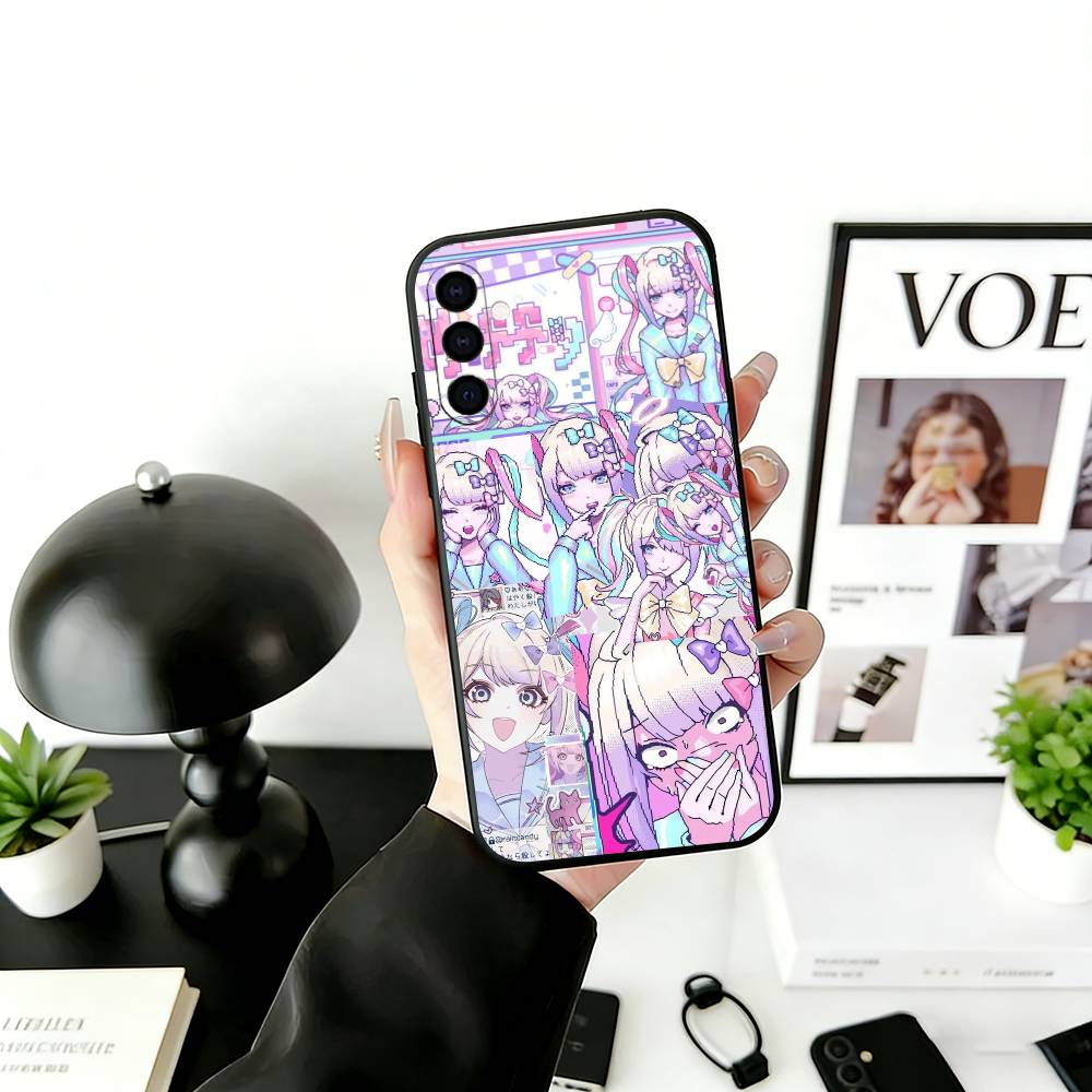 k-KAngel Phone Case For Samsung Galaxy A73,A72,A71,A70,A53,A52,A51,Others Soft Black Cover