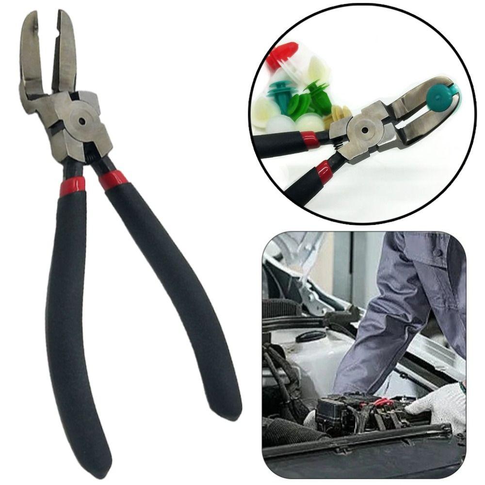 Universal Car Pipe Clamp Plier Anti-slip Collar Clip Tool Vehicle Repair Accessories