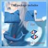 Hololive Gawr Gura Cosplay Costume ENG Shark Costumes for Women Halloween Youtuber Cosplay Full Set Tail With Hat Halloween Carnival Outfits Blue