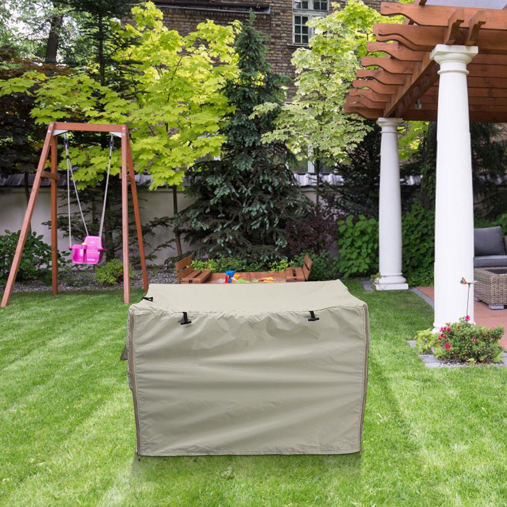 Käfigabdeckung Gitterbox Zwinger Hund Draußen Regendicht Wasserdicht Faltbar Schützend Multifunktion Staubdicht Langlebig Haustierbedarf