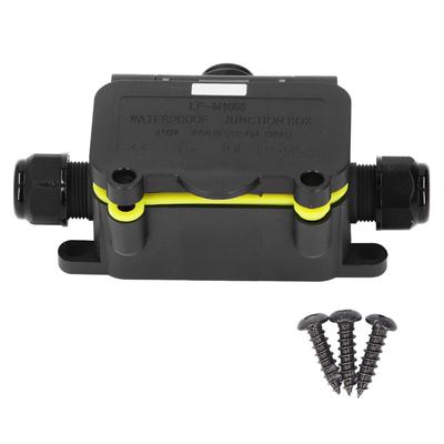Water Proof Junction Box Outdoor Electrical Plastic 3 Way IP68 450V 40A LF M1668