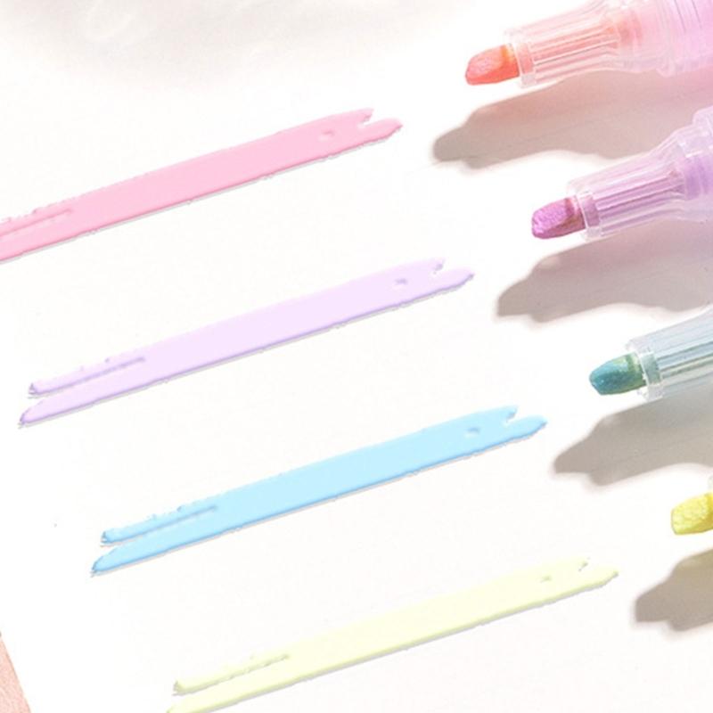 Liquid Adhesive Pen Set 4 Piece Fine Tip Paper Craft Adhesive Large Capacity Portable Plastic Design for Journaling Scrapbooks