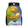 Maya The Bee With Flowers Cartoon Backpack for Girls Boys Kids Lightweight School Bag for Toddlers Daycare