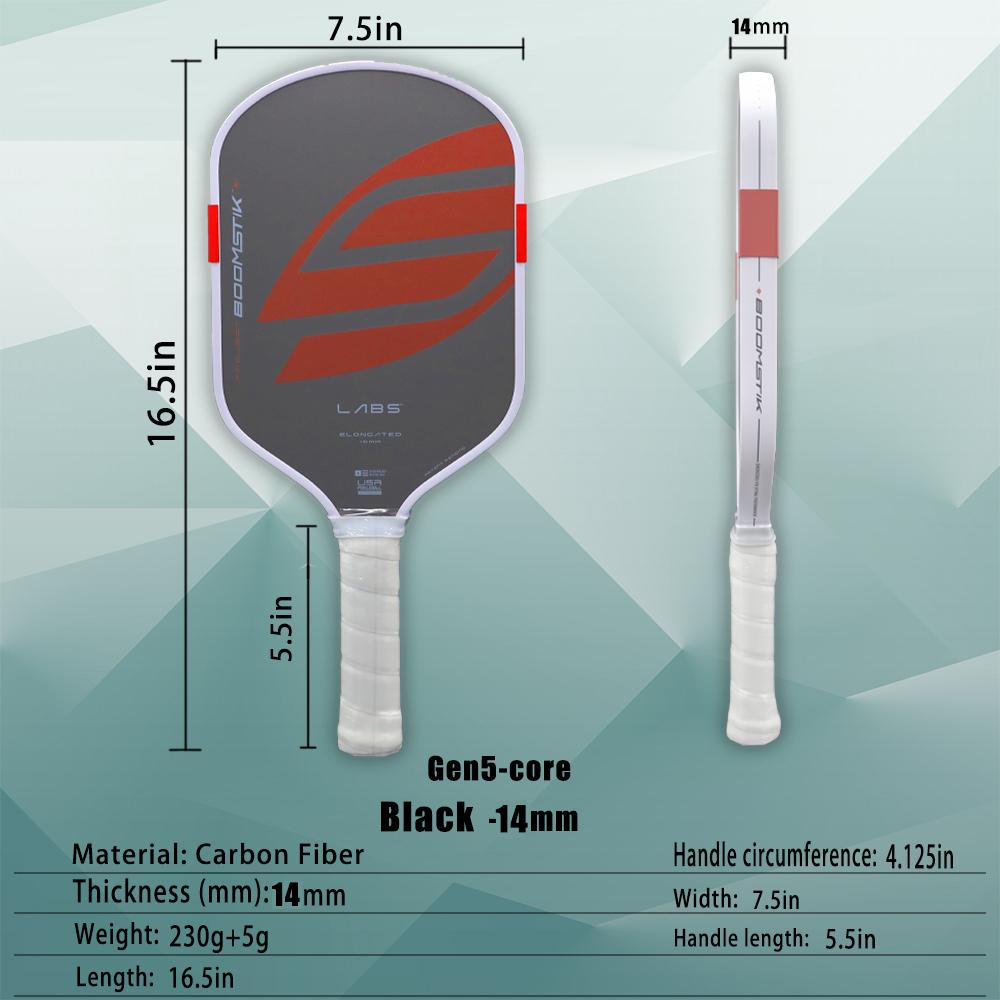 Foam Core Elongated Boomstick Portable Lightweight High Quality Best Pickleball Paddles 2026 LABS Project Style Similarity