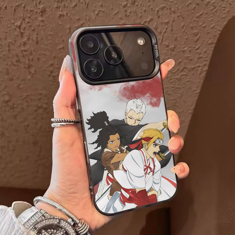 ГОРЯЧИЙ Рай Аниме Ада Для iPhone 17 16 15 14 13 12 11 Pro Max Plus Серебристый конфетный Матовый чехол iPhone16pro