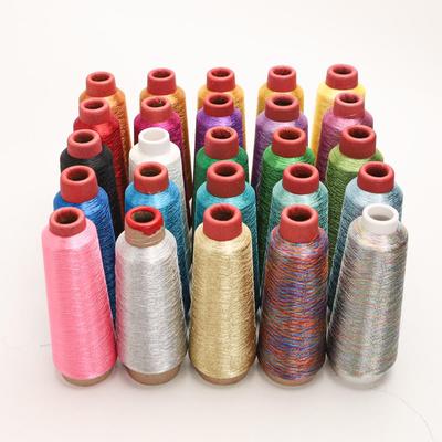 150D MS Type Metallic Gold & Silver Thread for Computer & Hand Embroidery, 3000m, 45 Colors