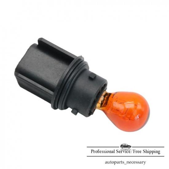 Truck Headlight Turn Signal Socket W/Bulb Fit Freightliner Cascadia Columbia US