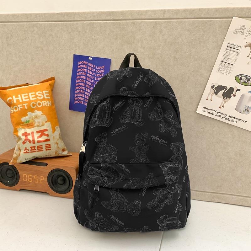 Студенческий рюкзак новый высокоценный ins японский рюкзак с мишкой любви повседневный милый рюкзак с подвеской