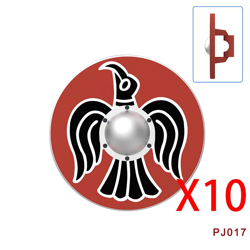 Mittelalterliche Militärburg Ritter Bausteine Reitpferd Wolf Bär Elefant Tier Weste Waffe Fahne Sattel Spielzeug Ziegelstein Geschenk A06