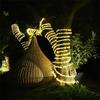 Solar LED String Light 50/100/200/300 LED Tube Rope String Lights With 8 Modes Outdoor Waterproof For Christmas Home Garden Walkway Dceor