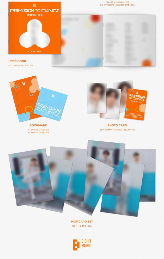 BTS PERMISSION TO DANCE ON [Official Import] STAGE-LIVE (Korean Edition)