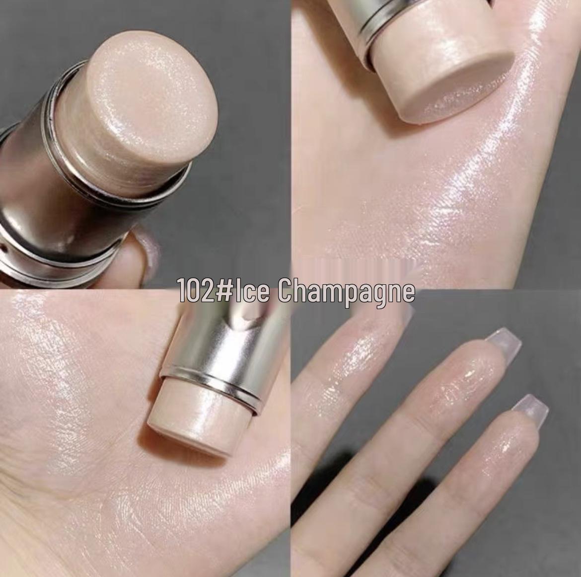 Serine Fanna Translucent Glow Highlighter & Contour Stick - Natural Brightening Shimmer Blush Cream