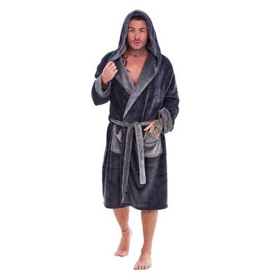 Keanu Herren Fleece Morgenmantel