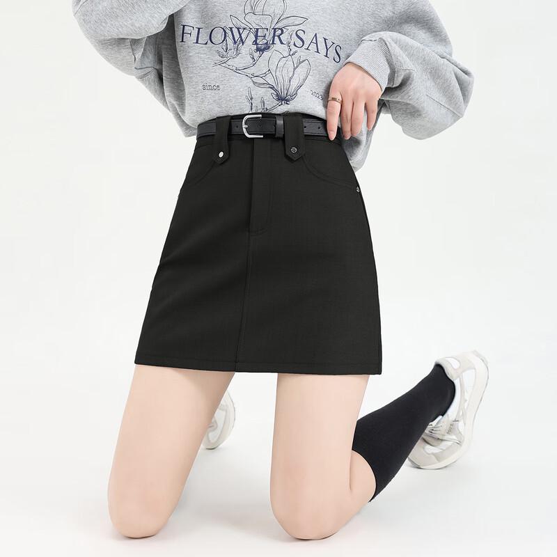 

TERRE BLEUE Women s Petite A-Line Mini Skirt L