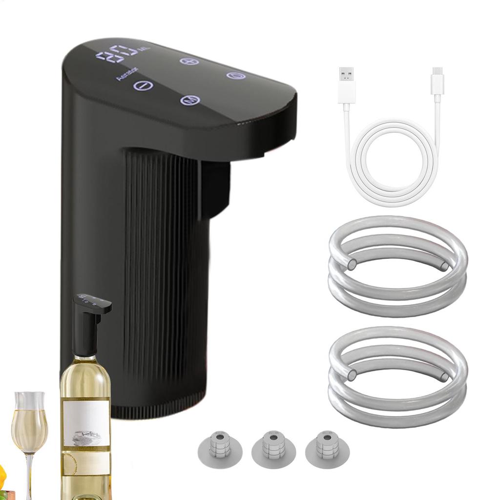 USB Rechargeable Wine Dispenser Electric Wine Decanter Whiskey Adjustable Quantity Liquor Wine Pump Wine Accessories