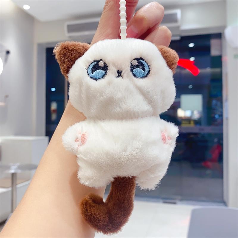 Capybara Plush Keychain - Adorable Cartoon Pendant Toy Gift for Kids
