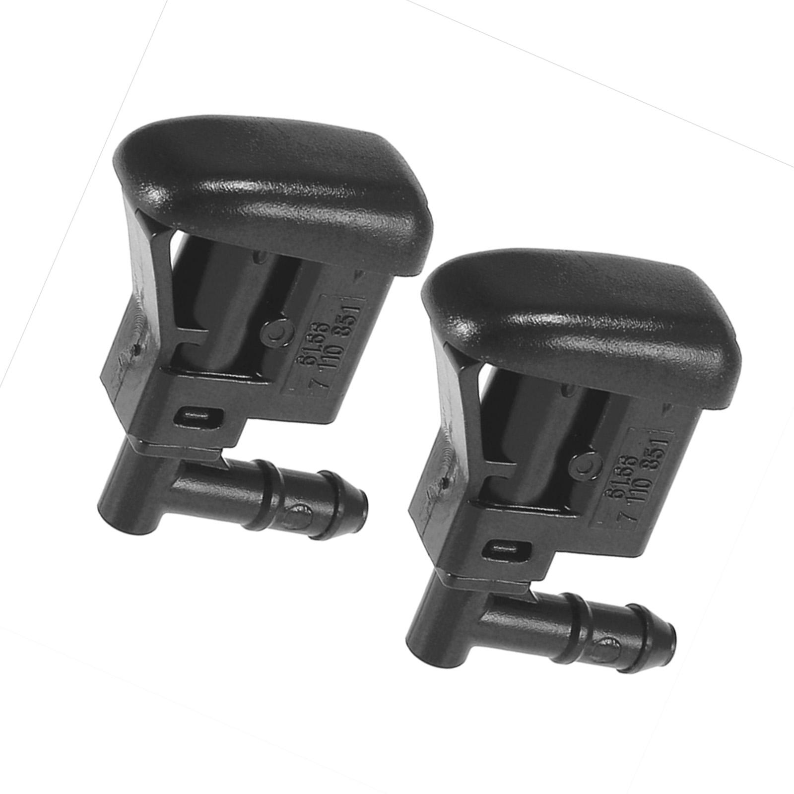 

High Performances Heated Wiper Sprays Nozzles Replaces 61667110852 Strong Plastic Windshields Washer Jets for Car E81 E8 1