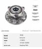 Front Wheel Bearing Hub Assembly 41420-35000 for SsangYong TIVOLI2.