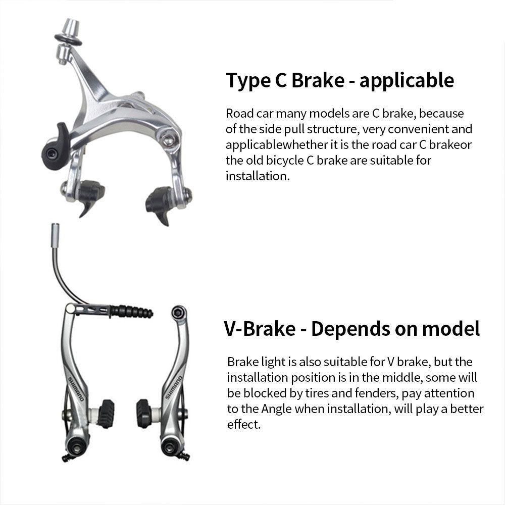 Light Brake Rear Light Bicycle Rear Light Bike Taillight Bicycle Brake Light Cycling Lantern