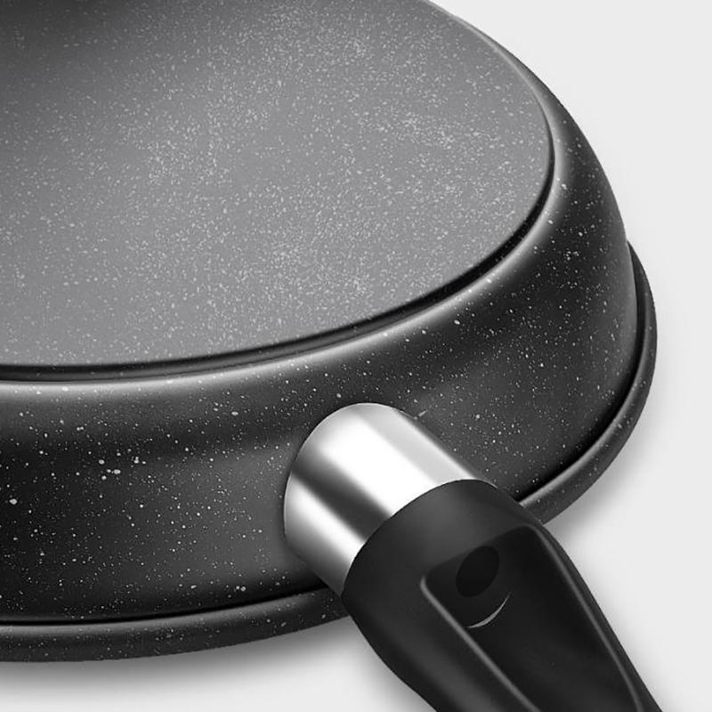 Maifan stenen koekenpan met antiaanbaklaag Huishoudelijke koekenpan zonder olieachtige damp Pannenkoekenpan Inductiekookplaat