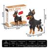 DIY Cross-Border Cartoon Corgi Building Blocks Puzzle Toy Set