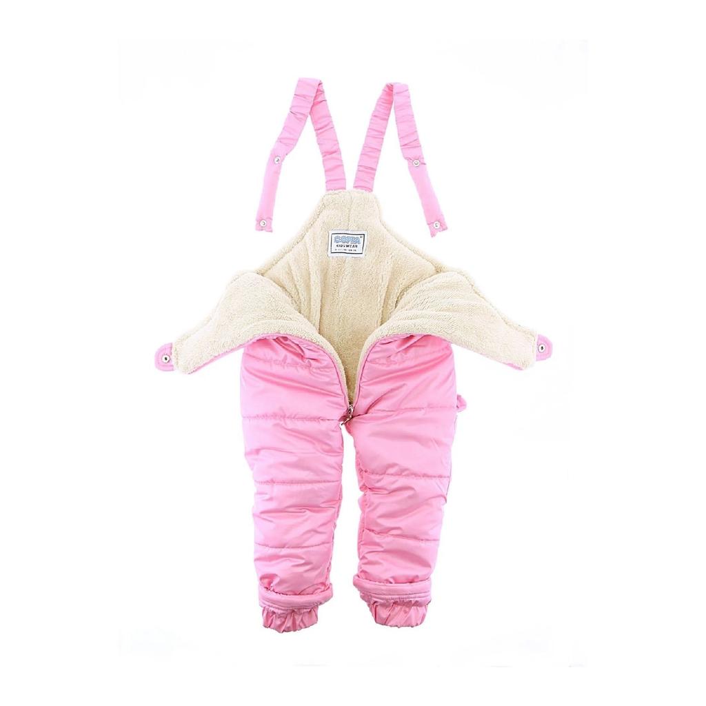 Welsoft Fur Hooded Pants Coat Coat Winter Children Ski Cosmonaut