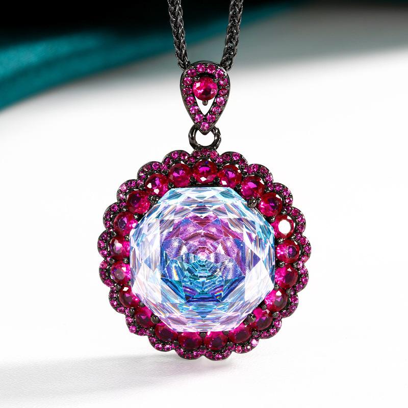 Jewelry Copper Bottom Gold Plated Rose Che Para Green Temperament Light Luxury Set Women'S 18Mm Jewelry