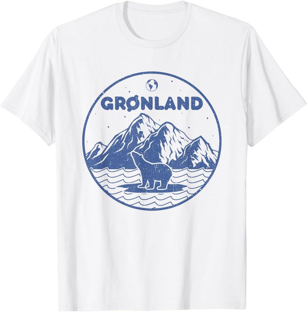 Grønland Grønland Danmark Grønland Thulemand Grønlandsk T-shirt