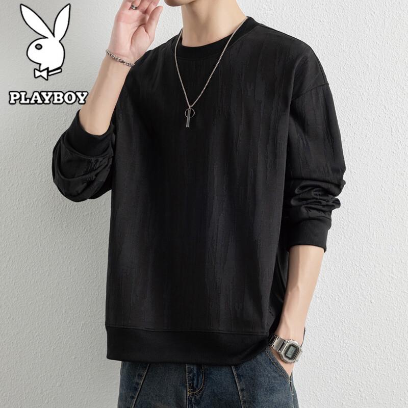 PLAYBOY Men's Casual Crew Neck Sweatshirt