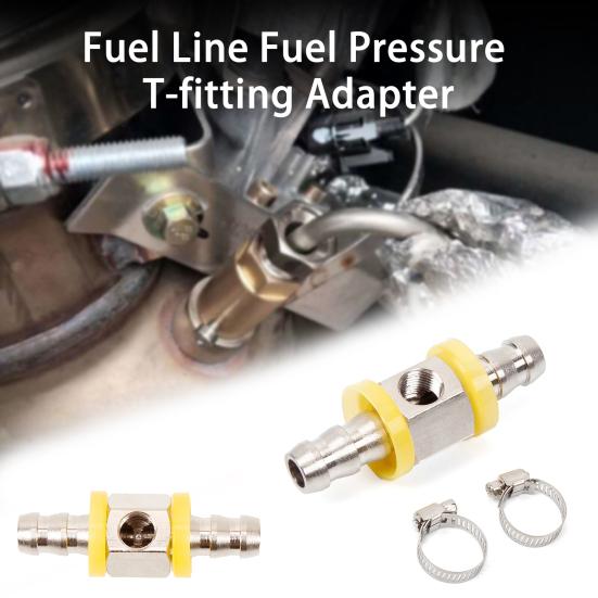 

1 комплект 3/8 1/2, практичный, прочный, модифицированный, прочный датчик давления топлива, Т-образный адаптер для автомобильного разъема