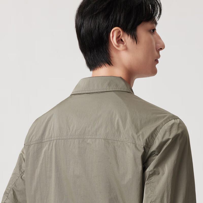 JOEONE Men's Slim-Fit Textured Easy-Care Casual Jacket