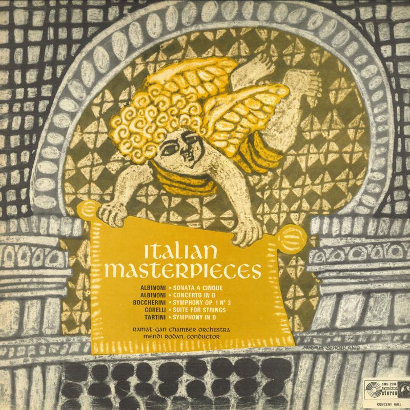 LP Record RAMAT-GAN CHAMBER ORCHESTRA ; TOMAS - Italienische Meisterwerke SMS2296 Concert Hall - Japan Classical Used