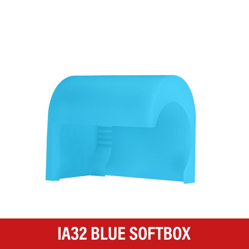 Soonpho För Godox IM30 IM20 IM22 iA32 it30pro Blixt Endast Kompatibel med Vit Blå Gul Diffusor Softbox Fodral Diffusor