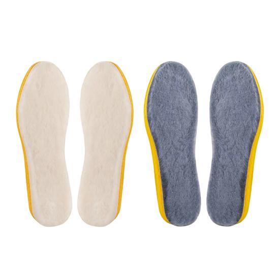 1 Pair Winter Shoe Insoles Moisture Absorbing Breathable Cushioned Memory Foam Insoles High Rebound Anti-Fatigue Thermal Insoles for Cold Weather