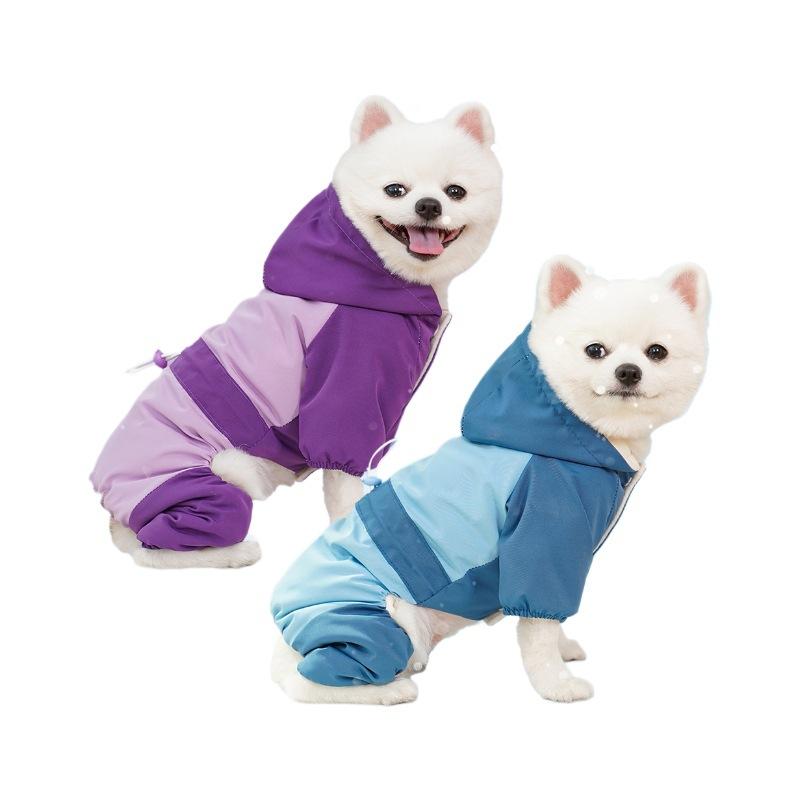 Pet Clothes Hairless Cat Autumn and Winter Four-legged Clothing Dog Cotton Clothing Dog Cat Outdoor Ski Clothing Jacket Cat Supplies