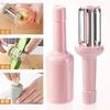 Multi-functional with Cover Three-in-one Peeling Knife Home Fruit Potato Scraper Ginger Garlic Grinder Melon Peel Shaving Wire.